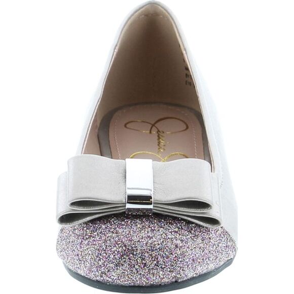 Jessica Simpson Portia Silver/Metallic ChildG flats-shoes 11 NEW - Picture 8 of 8
